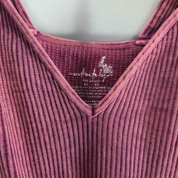 Free People Intimately Seamless Brahmi Tank Top Size M/L - Picture 7 of 10